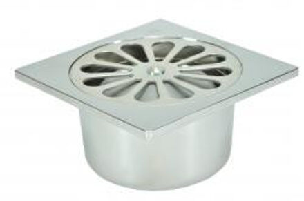 Wiesbaden Mueller Chroom ABS doucheput 10x10 onder 40mm