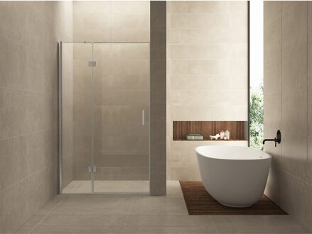 Wiesbaden nis swingdeur met vast paneel - 120(60-60)x200cm