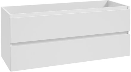 Wiesbaden Onderkast Wiesbaden Alvara 120x46 cm 2 Laden 2 Uitsparingen Mat Wit