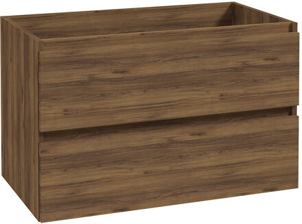 Wiesbaden Onderkast Wiesbaden Alvara 80x46 cm 2 Laden 1 Uitsparing Warm Eiken