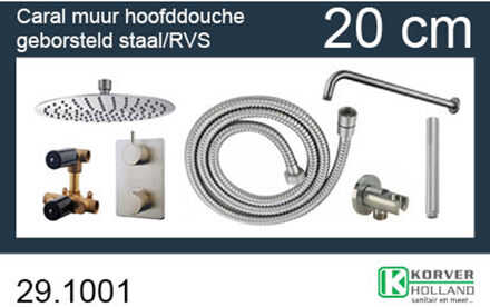 Wiesbaden One-Pack Inbouwthermostaatset - Rond - Type 202 GS - 20cm