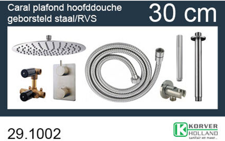 Wiesbaden One-Pack Inbouwthermostaatset - Rond - Type 203 GS - 30cm