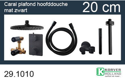 Wiesbaden One-Pack Inbouwthermostaatset - Rond - Type 301 MZ - 20cm