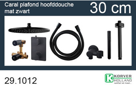 Wiesbaden One-Pack Inbouwthermostaatset - Rond - Type 303 MZ - 30cm