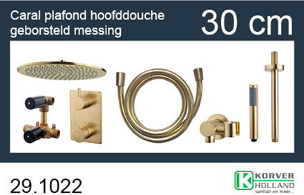 Wiesbaden One-Pack Inbouwthermostaatset - Rond - Type 403 GM- 30cm