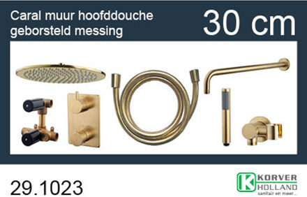 Wiesbaden One-Pack Inbouwthermostaatset - Rond - Type 404 GM- 30cm