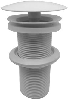 Wiesbaden Open Afvoerplug Wiesbaden Caral Verlengd 5/4" Glans Wit
