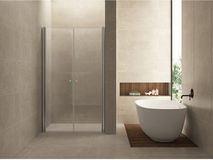Wiesbaden Pendeldeur dubbel 100cm douche