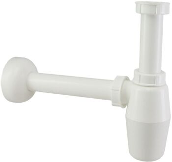 Wiesbaden PVC bekersifons 5/4x32 wit