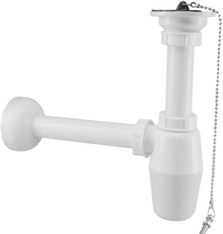 Wiesbaden Pvc Plug-Bekersifons 5/4" x 32 - Wit