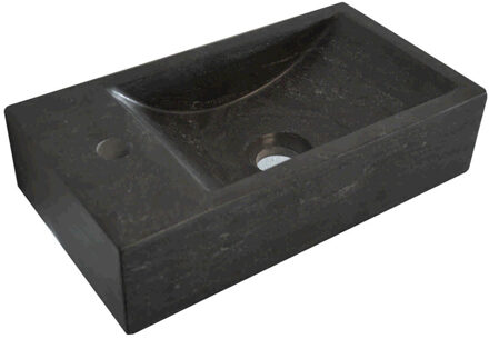 Wiesbaden Raw - Fontein - Links - 36x18x9cm - Hardsteen Gezoet