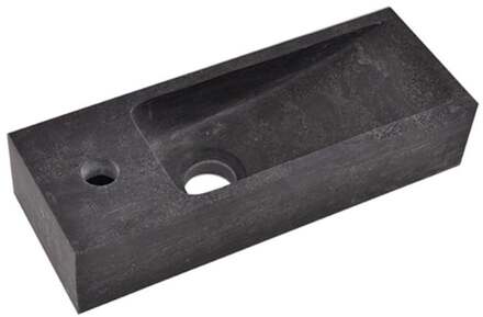 Wiesbaden Raw - Fontein - Links - 38x14x8cm - Hardsteen Gezoet