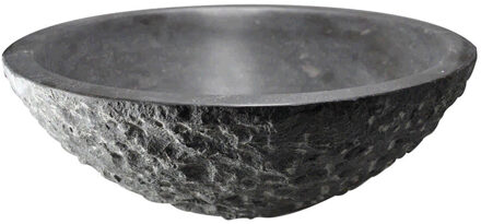 Wiesbaden Raw Waskom Rond Hamerslag - 42x14cm - Hardsteen Gezoet