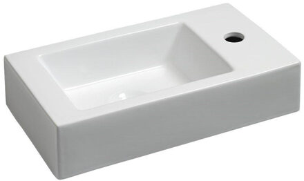 Wiesbaden Rhea fontein rechts 45.5x26x12cm wit