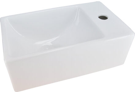 Wiesbaden Rhea XXS Fontein - Rechts - 30,5 x 18 x 11 cm - Wit