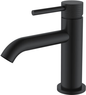 Wiesbaden Ribbd fonteinkraan 1/2" mat zwart 29.5372