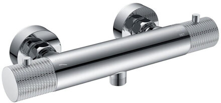 Wiesbaden Ribbd thermostatische douchemengkraan hartafstand 15 cm chroom 29.5350