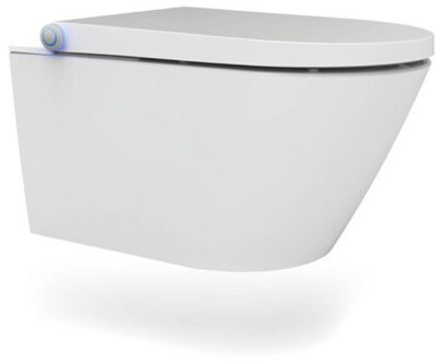 Wiesbaden Rimfree douche wc met geurafzuiging Wiesbaden Vesta mat wit 32.3630