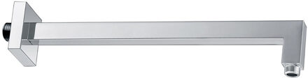 Wiesbaden Rombo Douchearm met Muurbevestiging - 40cm - Chroom