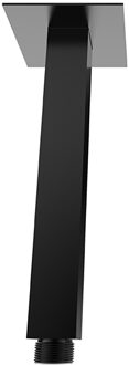 Wiesbaden Rombo Douchearm met Plafondbevestiging - 20cm - Mat Zwart