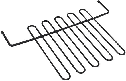 Wiesbaden Rooster Voor Uitstortgootsteen Wiesbaden Banks 48x32 cm Mat Zwart