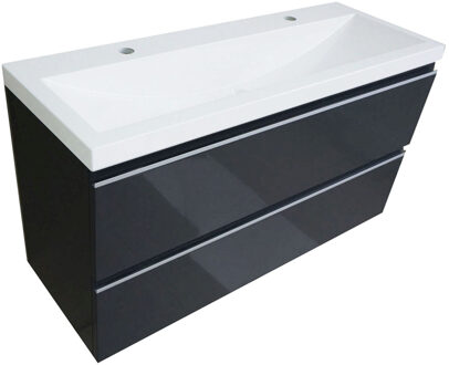 Wiesbaden Shall Onderkast - 100x36cm - Grafiet Grijs