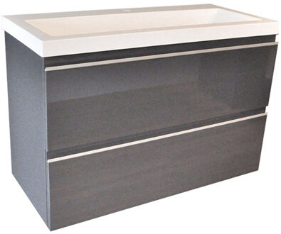 Wiesbaden Shall Onderkast - 80x36cm - Grafiet Grijs