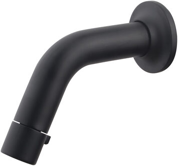 Wiesbaden Sophia Fonteinkraan Mat Zwart - Koudwaterkraan Muurbevestiging 1/2"