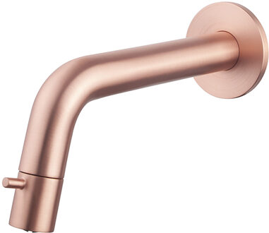 Wiesbaden Sophia Fonteinkraan - Toiletkraan - Koudwaterkraan - Inkortbaar - Muurbevestiging - 1/2 - Geborsteld Koper