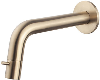 Wiesbaden Sophia Fonteinkraan - Toiletkraan - Koudwaterkraan - Inkortbaar - Muurbevestiging - 1/2 - Geborsteld Messing