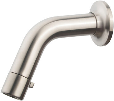 Wiesbaden Sophia Geborsteld Stalen Fonteinkraan - Muurbevestiging - Koudwater