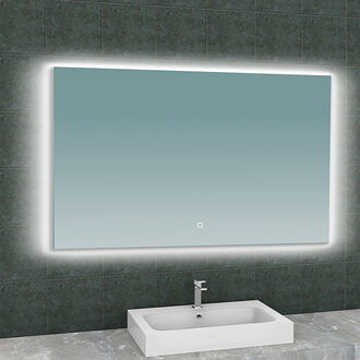 Wiesbaden Soul LED Badkamerspiegel 120x80cm - Dimbaar & Anticondens Helder/Koud wit;Warm wit;Natuurlijk wit