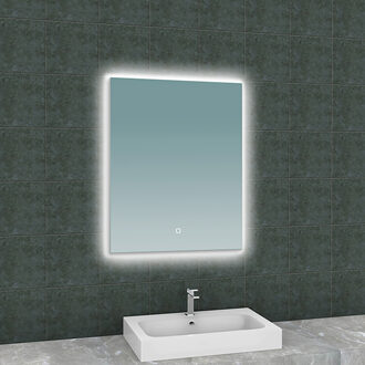 Wiesbaden Soul LED Badkamerspiegel - Dimbaar & Anticondens - 60x80cm Helder/Koud wit;Warm wit;Natuurlijk wit