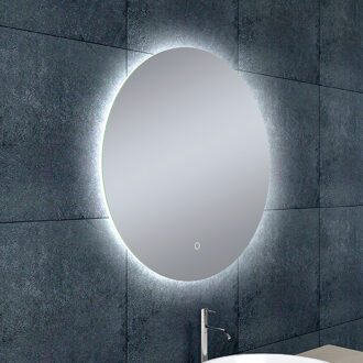 Wiesbaden Soul LED Badkamerspiegel - Dimbaar. Spiegelverwarming. Rond 60cm Helder/Koud wit;Warm wit;Natuurlijk wit