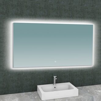 Wiesbaden Soul Spiegel met Led Verlichting en Verwarming - 140 x 80 cm.