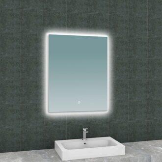 Wiesbaden Soul Spiegel met Led Verlichting en Verwarming - 60 x 80 cm.