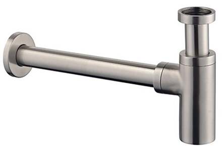 Wiesbaden Star Sifon - 5/4inch x 32mm - Geborsteld Staal