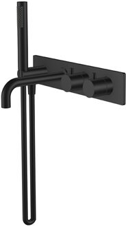 Wiesbaden Style Badthermostaat - Muur Inbouw - Mat Zwart