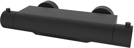 Wiesbaden Style Thermostatische Badmengkraan - Waterval - Cooltouch - Mat Zwart