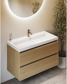 Wiesbaden Style Wastafelkraan - Geborsteld Brons Koper PVD