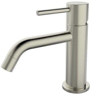 Wiesbaden Style Wastafelkraan - Geborsteld Staal