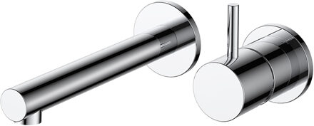 Wiesbaden Style Wastafelkraan - Inbouw - Chroom