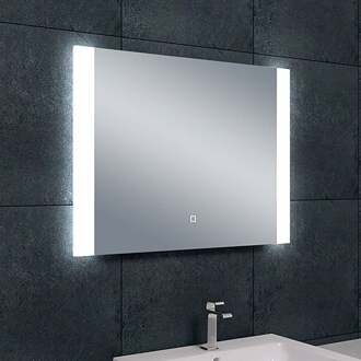 Wiesbaden Sunny LED Badkamerspiegel - Dimbaar & Condensvrij - 80x60cm Helder/Koud wit