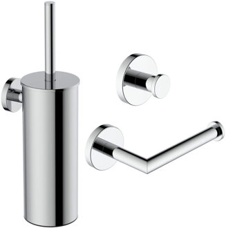 Wiesbaden Toilet Accessoires Set Alonzo Chroom