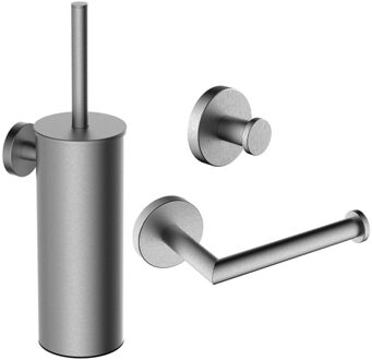 Wiesbaden Toilet Accessoires Set Wiesbaden Alonzo Geborsteld RVS