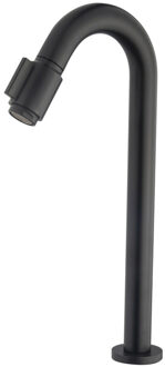 Wiesbaden Toiletkraan XL Victoria 1/2" Mat Zwart