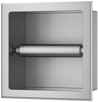 Wiesbaden Toiletrolhouder Inbouw Wiesbaden Rocko Zonder Klep RVS