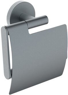 Wiesbaden Toiletrolhouder Wiesbaden Alonzo Met Klep Gunmetal