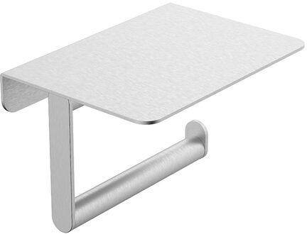 Wiesbaden Toiletrolhouder Wiesbaden Alonzo Met Planchet Geborsteld RVS