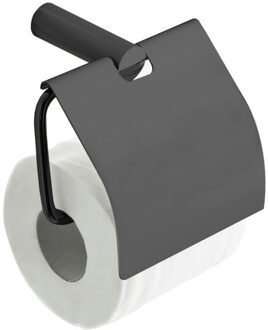 Wiesbaden Toiletrolhouder Wiesbaden Ida Met Klep Gunmetal